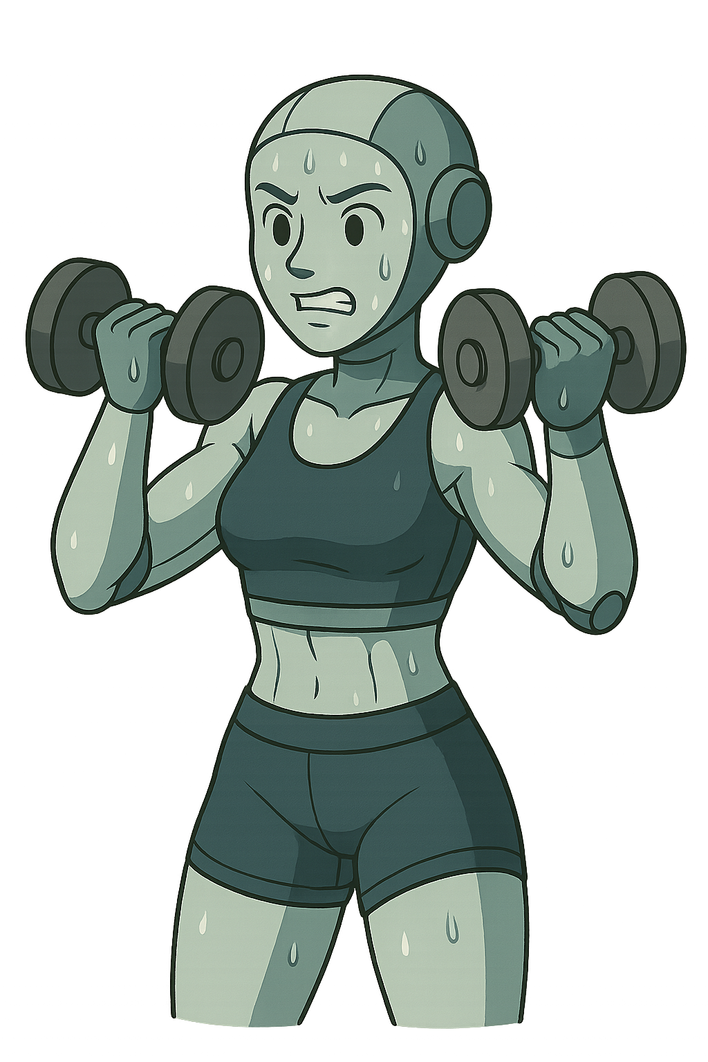 Mini Vara lifting weights